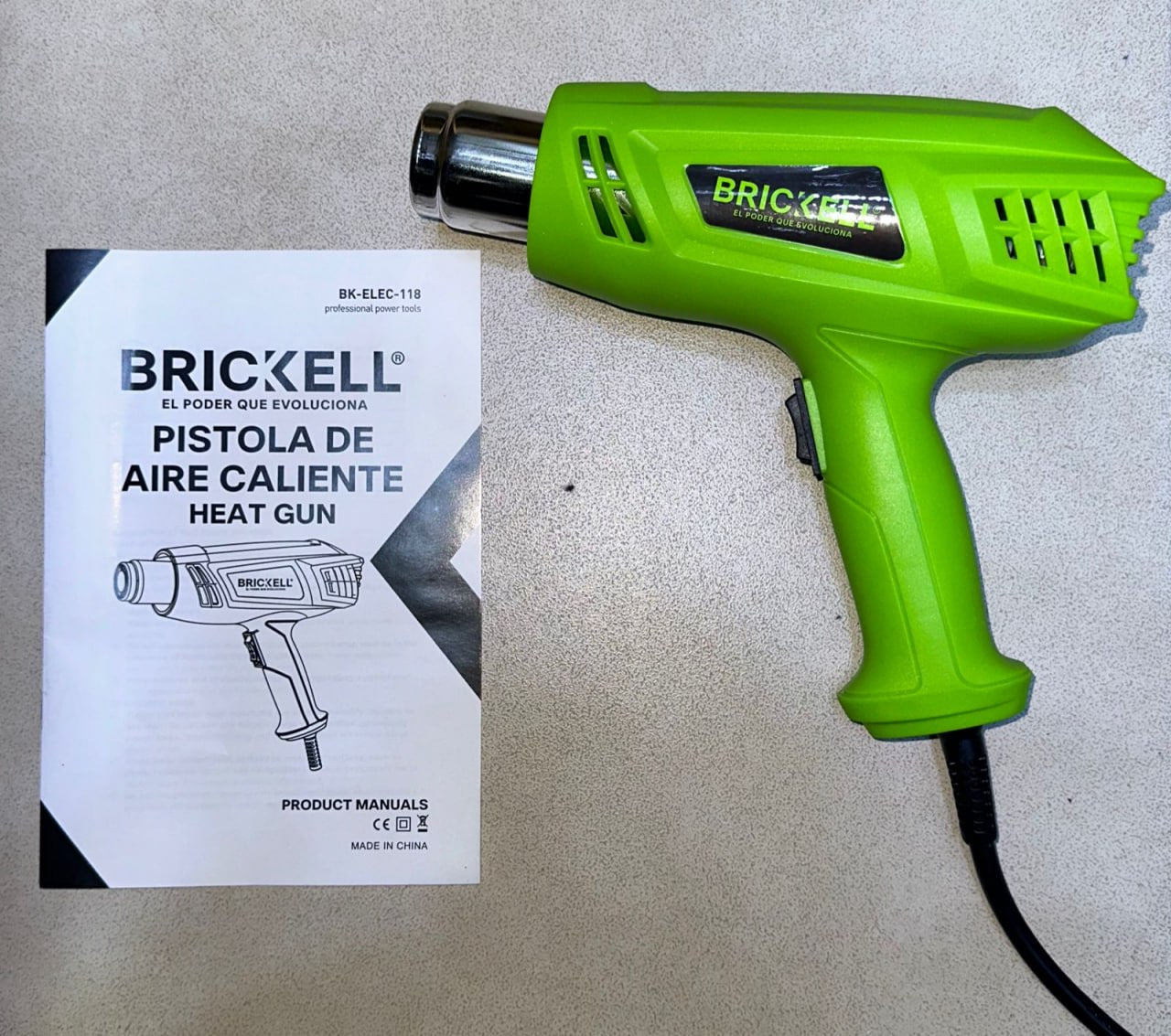 Pistola De Calor Electrica Brickell