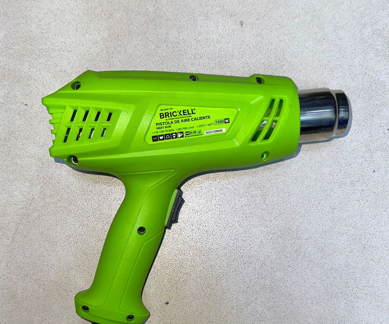 Pistola De Calor Electrica Brickell