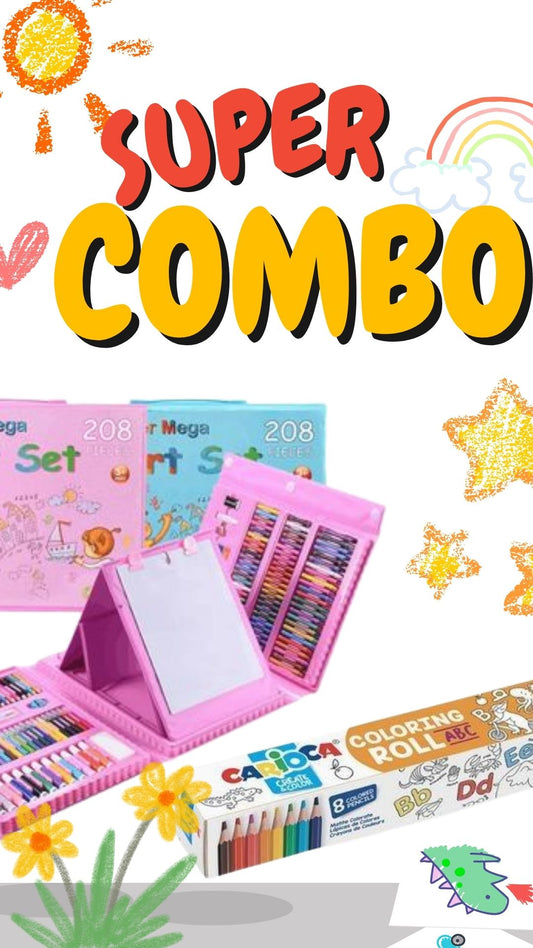 SET ARTE + ROLLO DE PAPEL