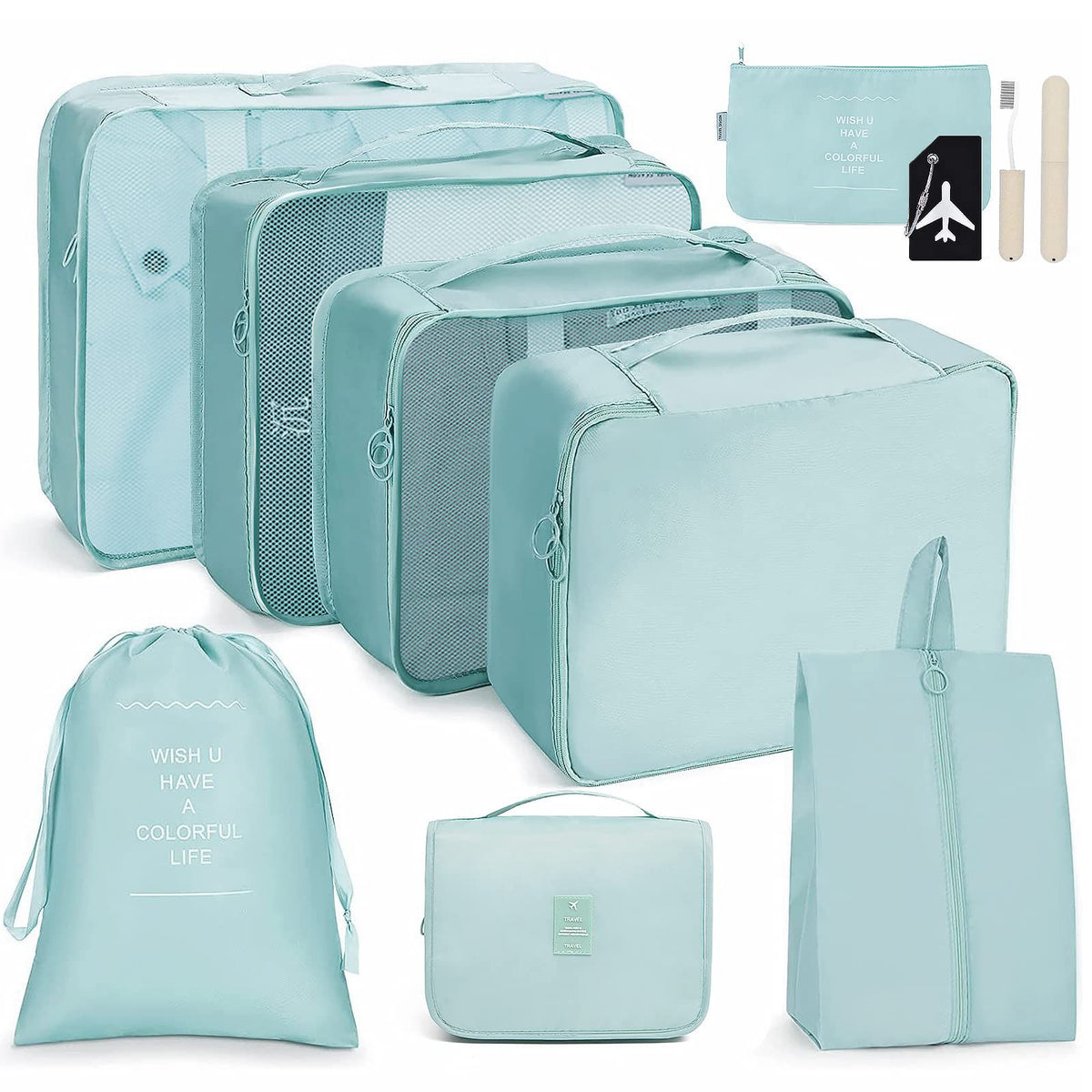 Bolsas de viaje x 8 piezas extrafuerte