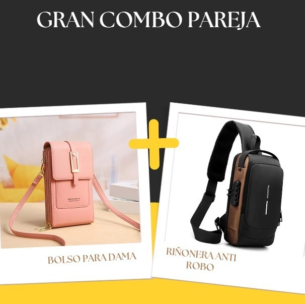 Bolso manos libres+bolso de hombro antir