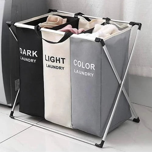 Cesto de ropa sucia plegable para el hog