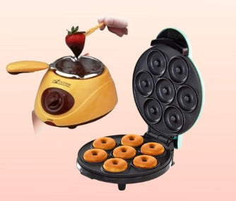 COMBO Fundidora Chocol+Maquina Mini Dona