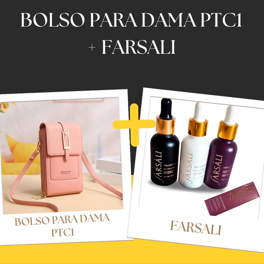 BOLSO PARA DAMA PTC1 + FARSALI BLANCO