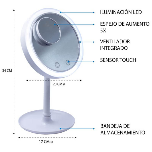 ESPEJO COOL LED D
