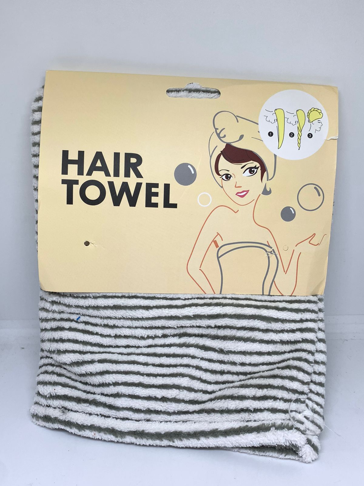 Toalla diseños Cabello Microfibra Grande