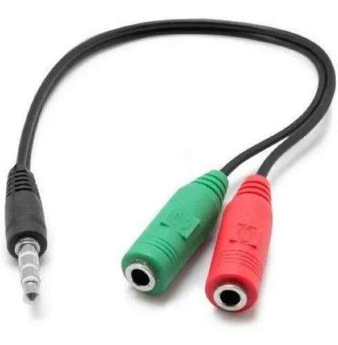 Cable Divisor De Audio 2 Hembras 1 Macho