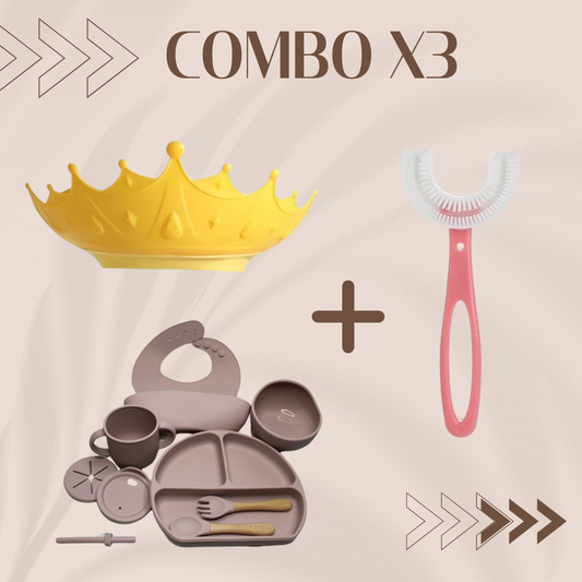 COMBO CEPILLO U+ CORONA BAÑO+ UTENSILIOS