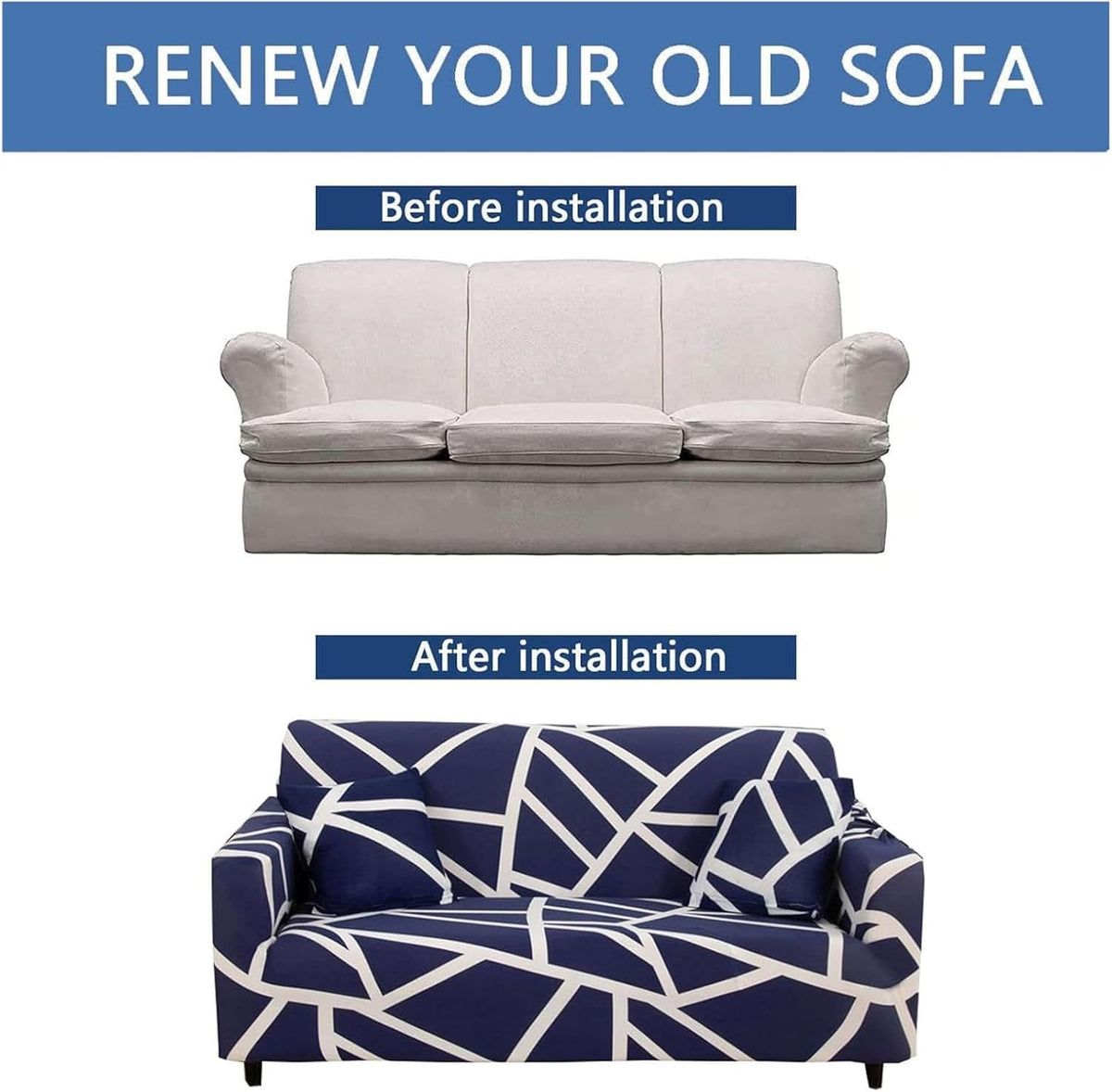 Funda Sofa 3 Puestos ajustable + obsequi