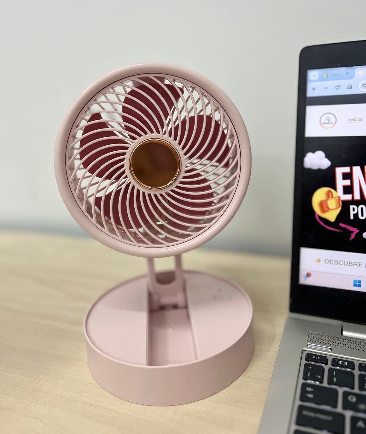 Mini ventilador portatil de escritorio