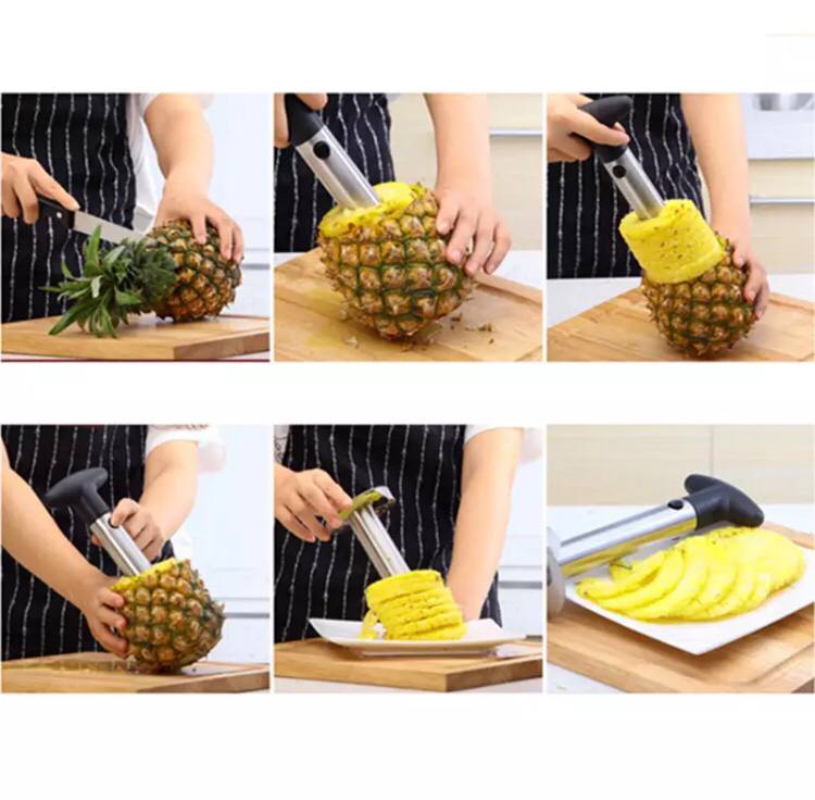 Cortador Y Rebanador Pela Piña Rodajas