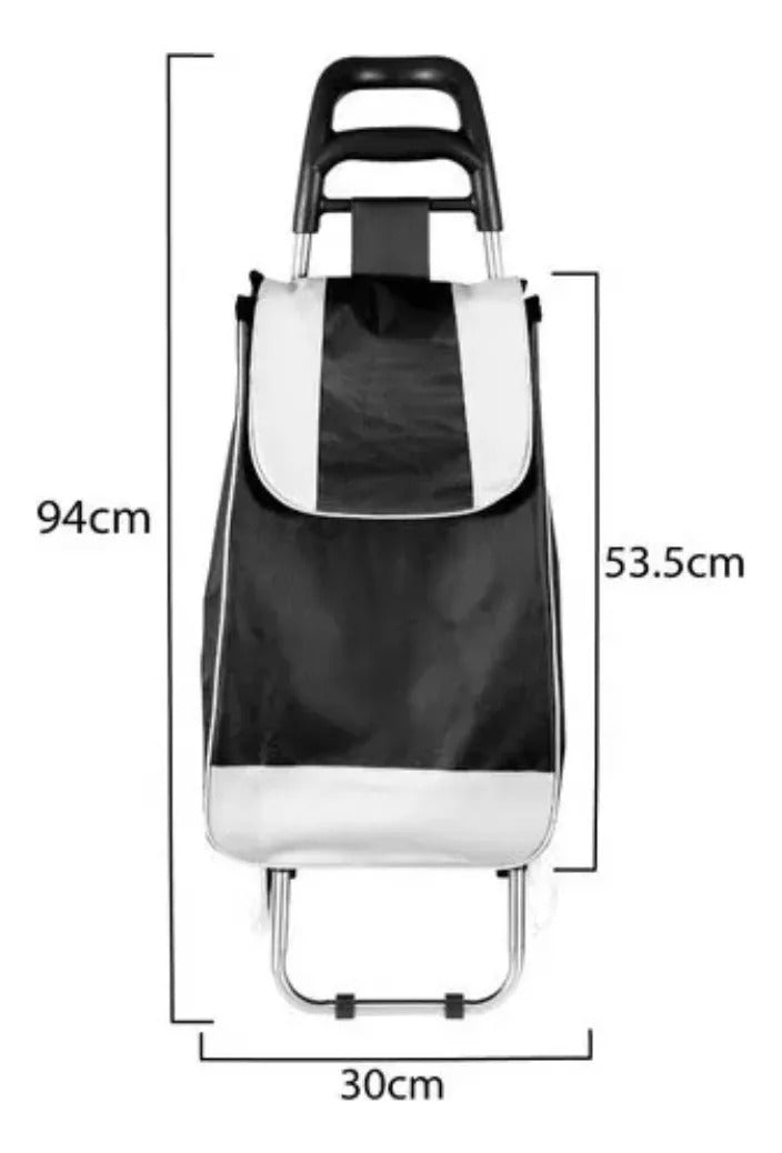 Carrito De Compra Plegable Con Ruedas