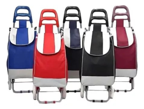 Carrito De Compra Plegable Con Ruedas