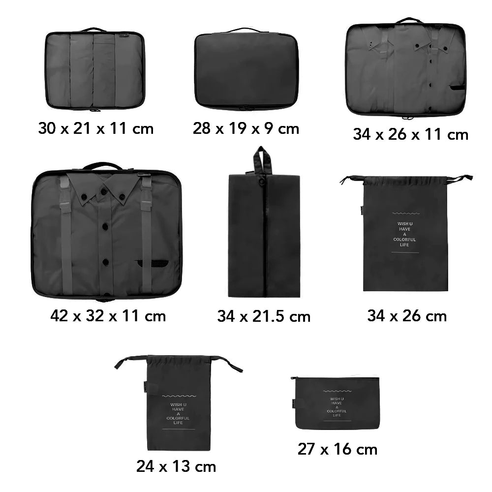 Bolsas Organizadores De Viaje x 8