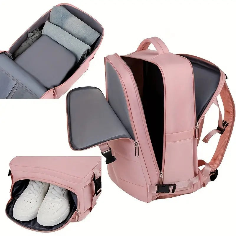Mochila Viajera Rosa