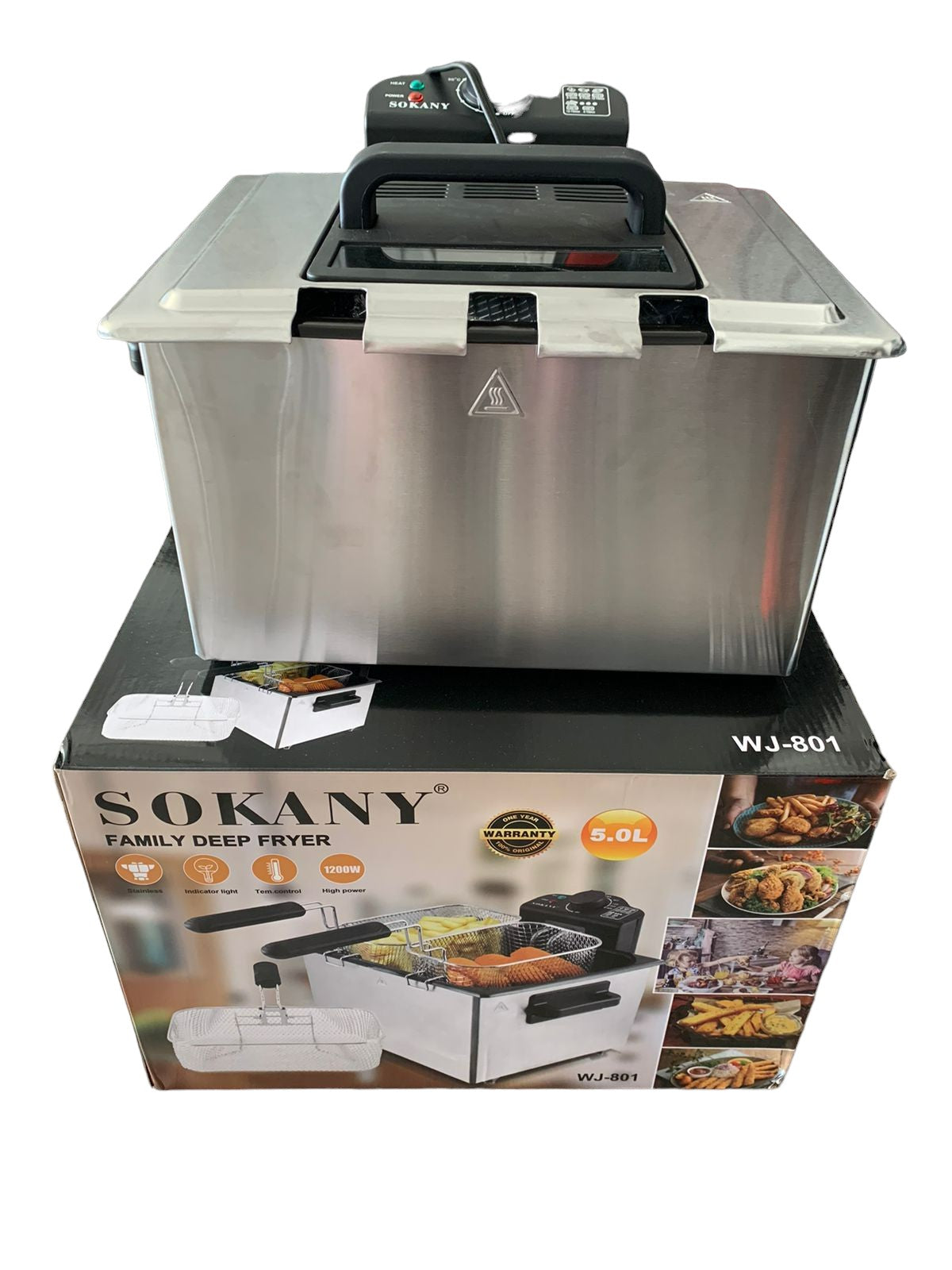 Freidora Eléctrica Sokany