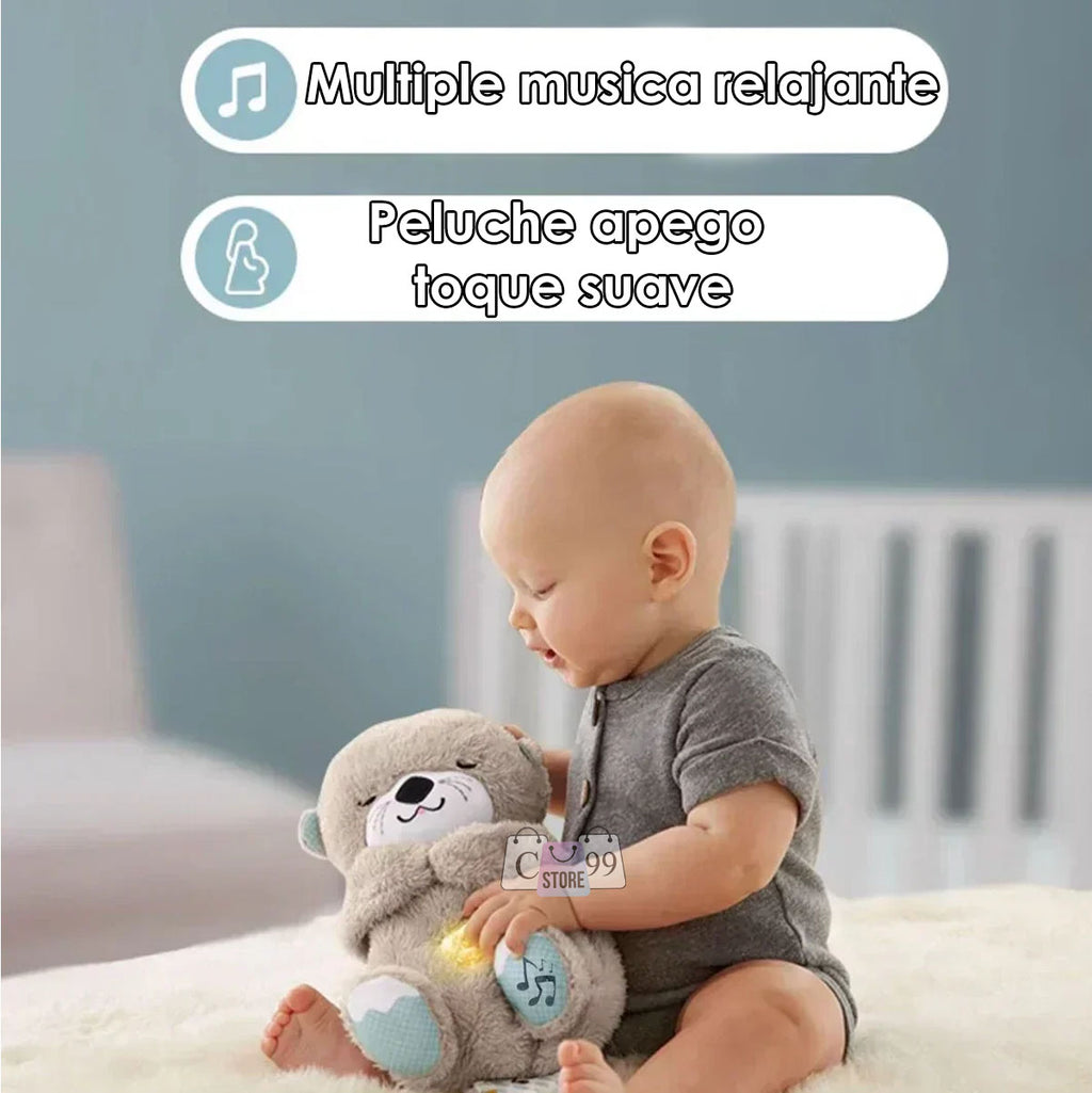Nutria Peluche De Apego Con Sonido