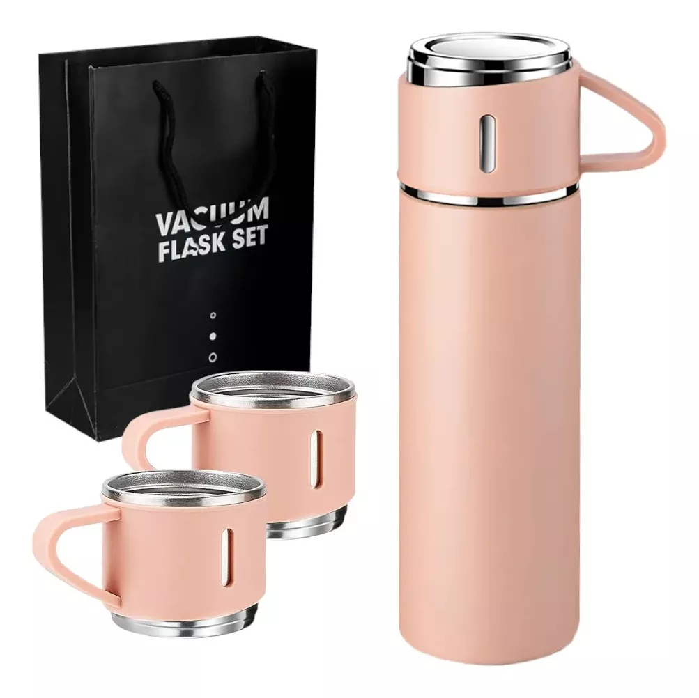 Termo Vacuun Con 3 Tazas
