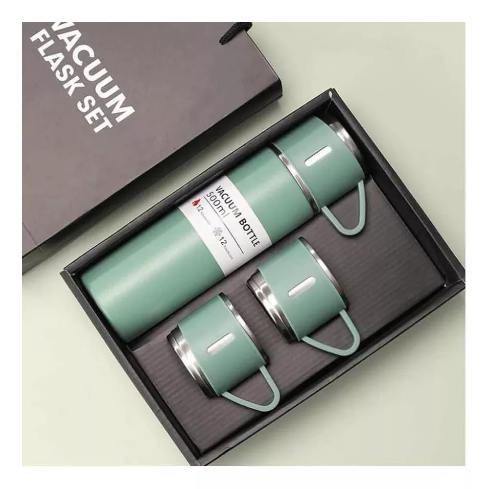 Termo Vacuun Con 3 Tazas