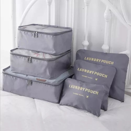 Travel bags x6
