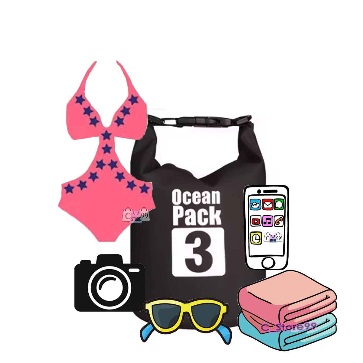 Bolso Impermeable Para Piscina Ocean Pac