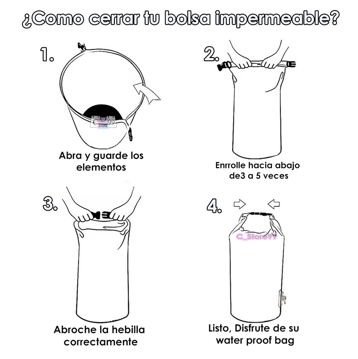 Bolso Impermeable Para Piscina Ocean Pac