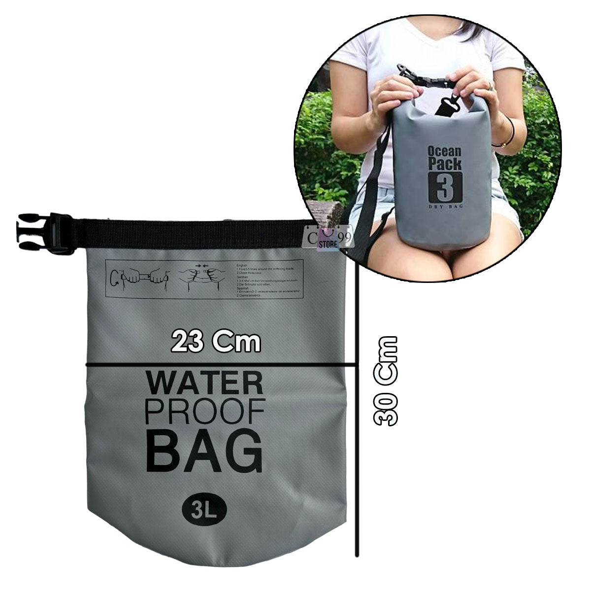 Bolso Impermeable Para Piscina Ocean Pac