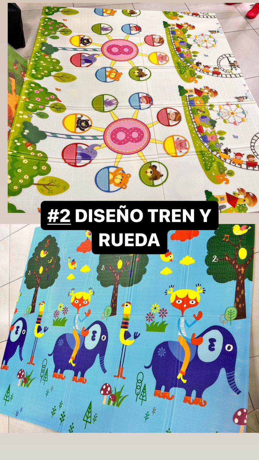 Tapete De Juego Plegable Gateo Bebé
