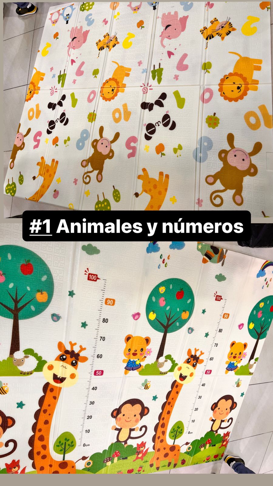 Tapete De Juego Plegable Gateo Bebé