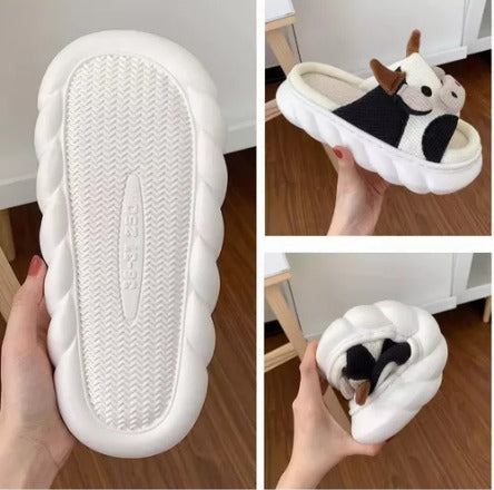 Pantufla impermeable- cinamoro II- VACA