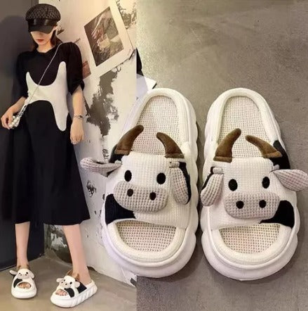 Pantufla impermeable- cinamoro II- VACA