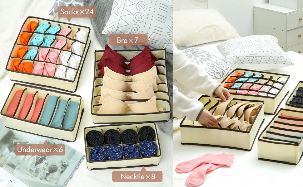 Caja de almacenamiento para ropa interio