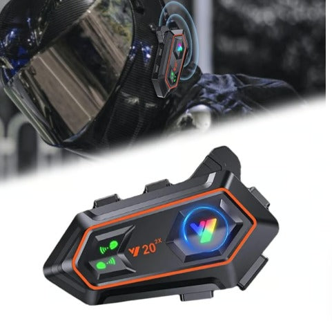 Intercomunicador de Casco Moto Y20 2x