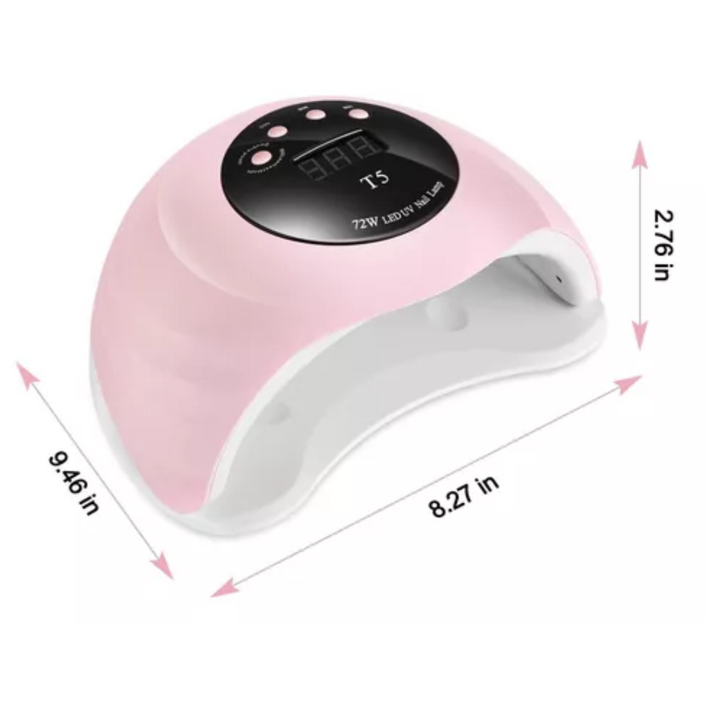 Lampara De Secado Uñas Uv Led T5 72w