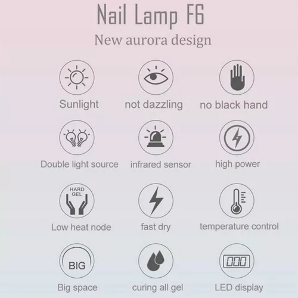 Lampara Led Espejo Diamante Para Secado