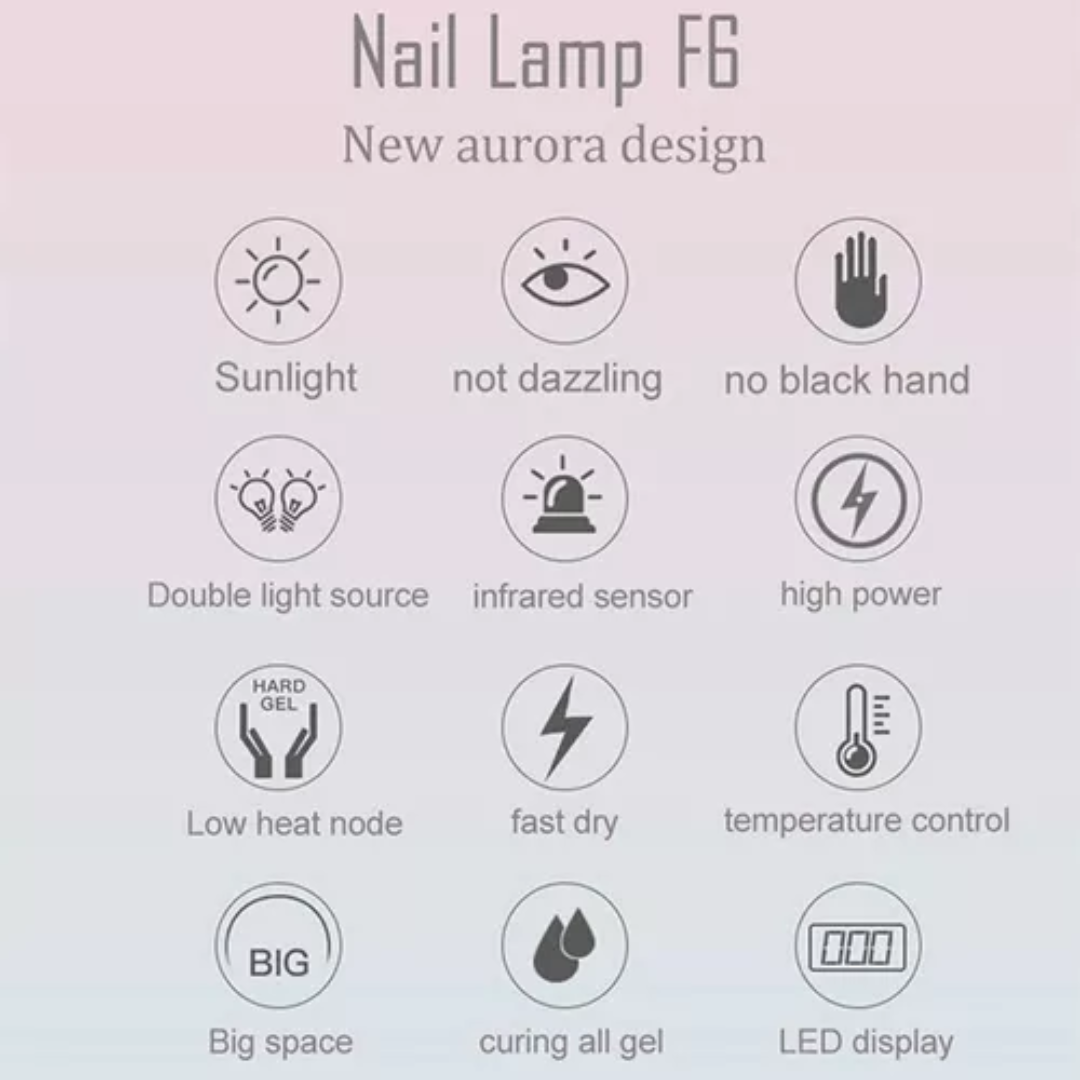Lampara Led Espejo Diamante Para Secado