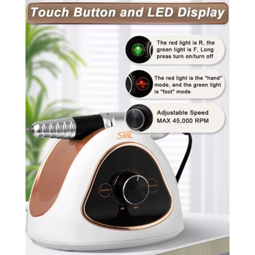 Pulidor De Uñas M15 45.000 Rpm Manicure