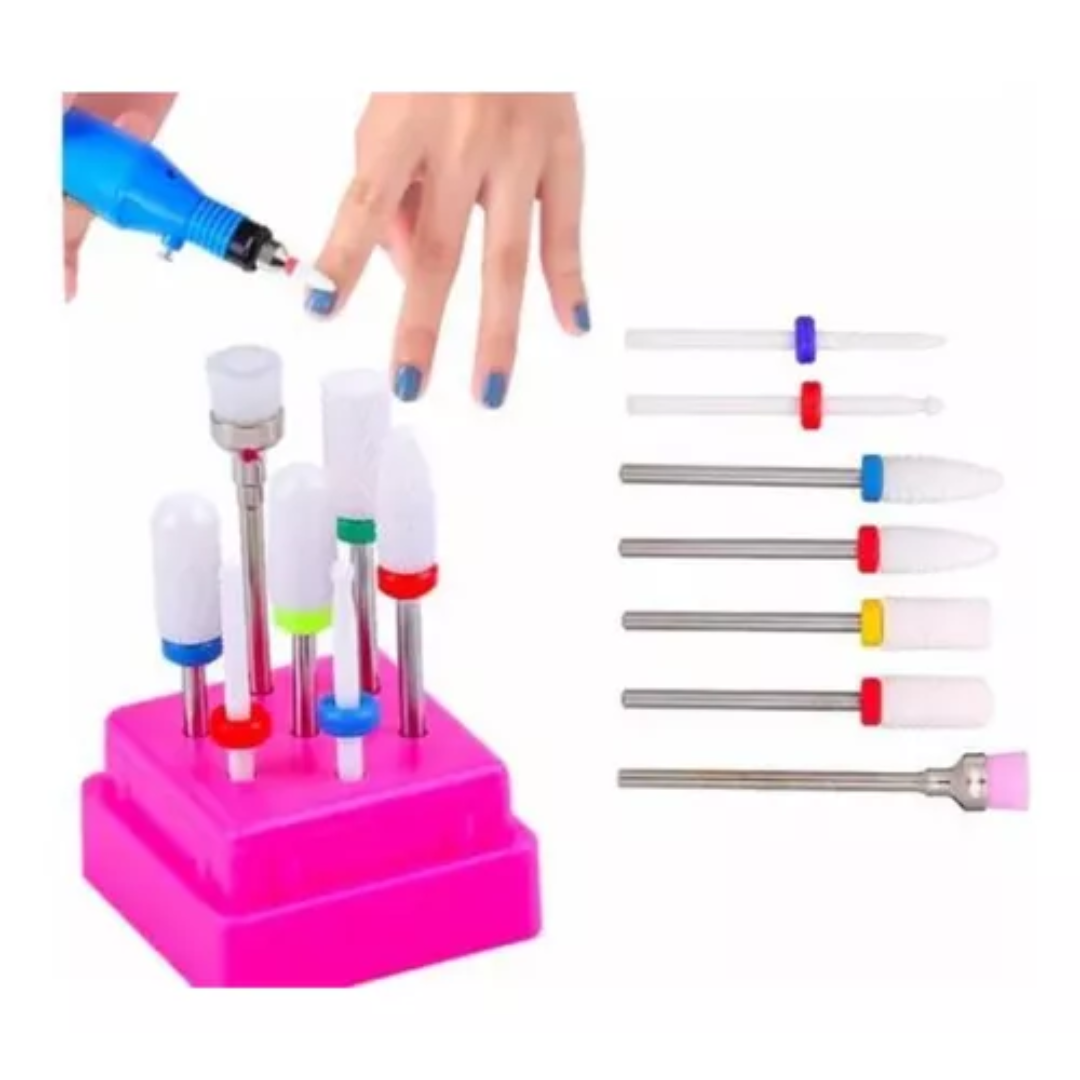 Kit De Brocas Puntas Fresa Ceramica