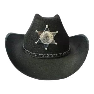 Sombrero de sheriff de vaquero