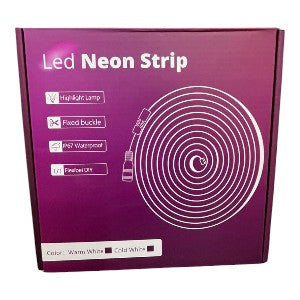 Tiras De Led Luz De Neón Flexible 5m 