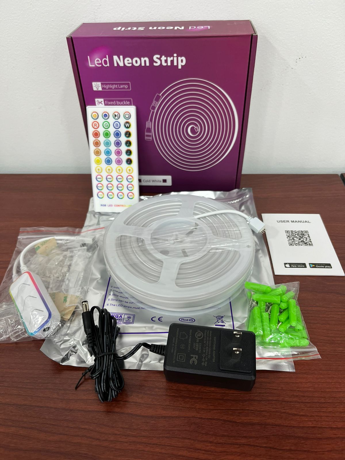 Tiras De Led Luz De Neón Flexible 5m 