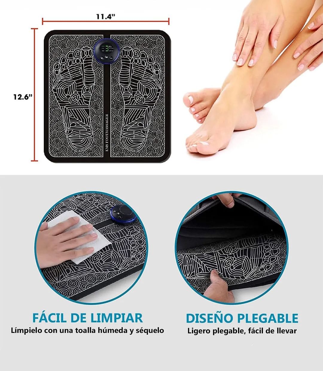 Combo Masajeador de Pies + Mini parche