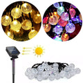 Instalación Solar Luces Hada Bola burbuj