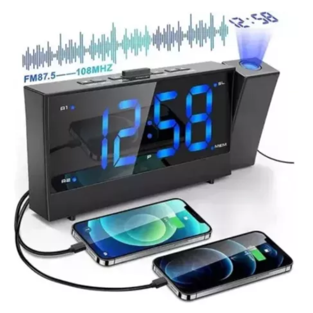 Reloj Despertador Led