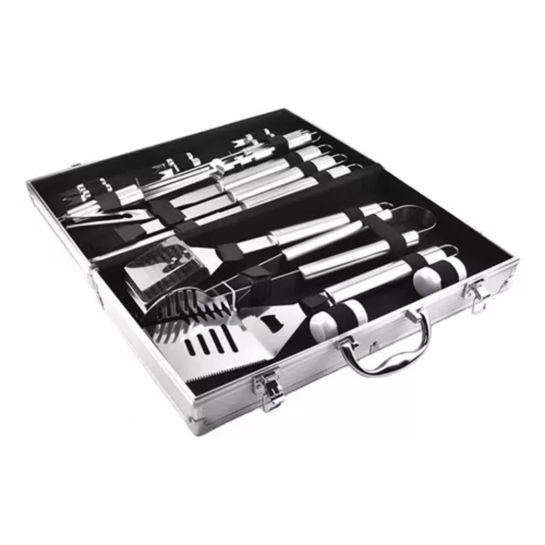 Set Parrilla Bbq 18 Piezas