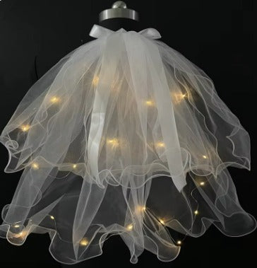 Velo de novia LED