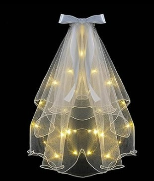 Velo de novia LED