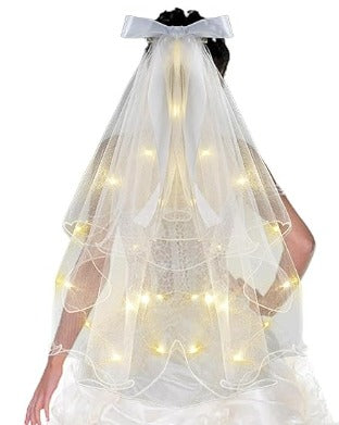 Velo de novia LED