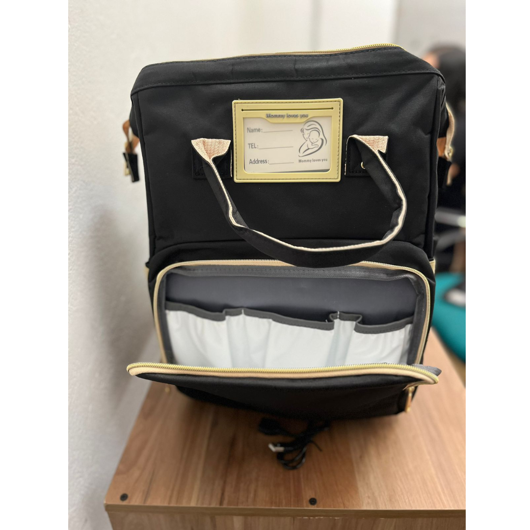 Morral Pañalera Tipo Cuna Con Cambiador