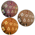 Luces Navideñas Estrella y Árbol Figuras